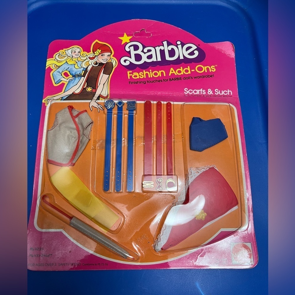 1978 Mattel Barbie Fashion Ad Ons Scarfs and Such NEW